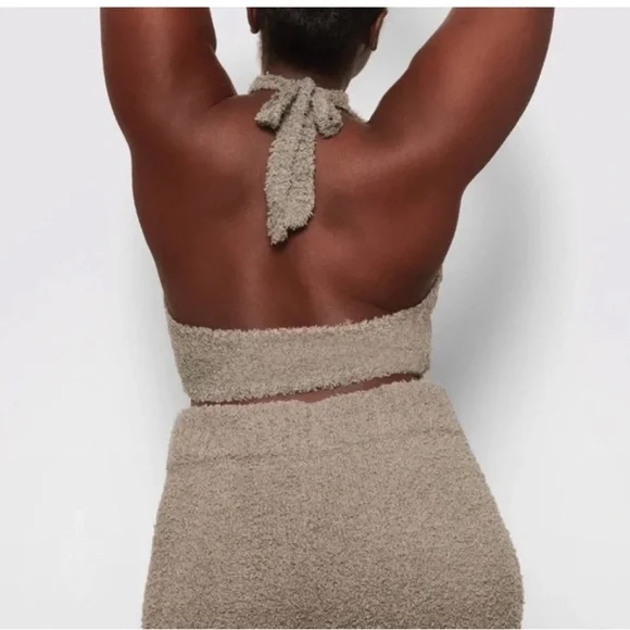 COPY - SKIMS COZY KNIT Halter Bra - Picture 3 of 3